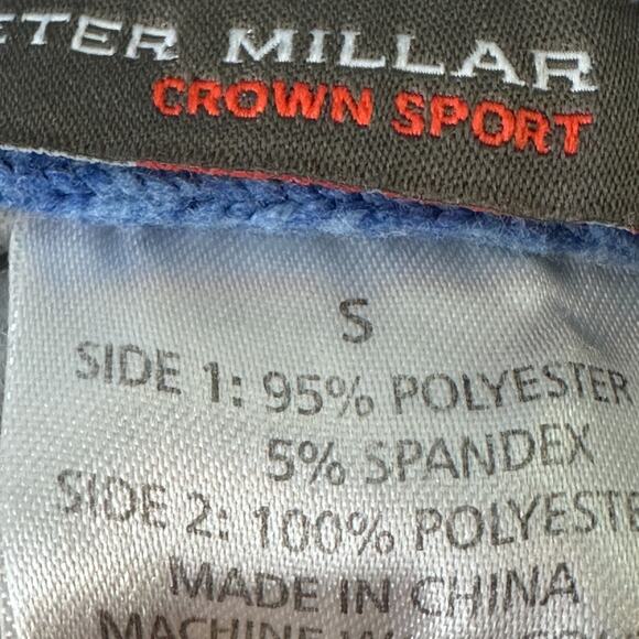 Peter Millar Crown Sport Reversible Fleece Vest Men's Small Blue Gray 1912 Club - Picture 8 of 12